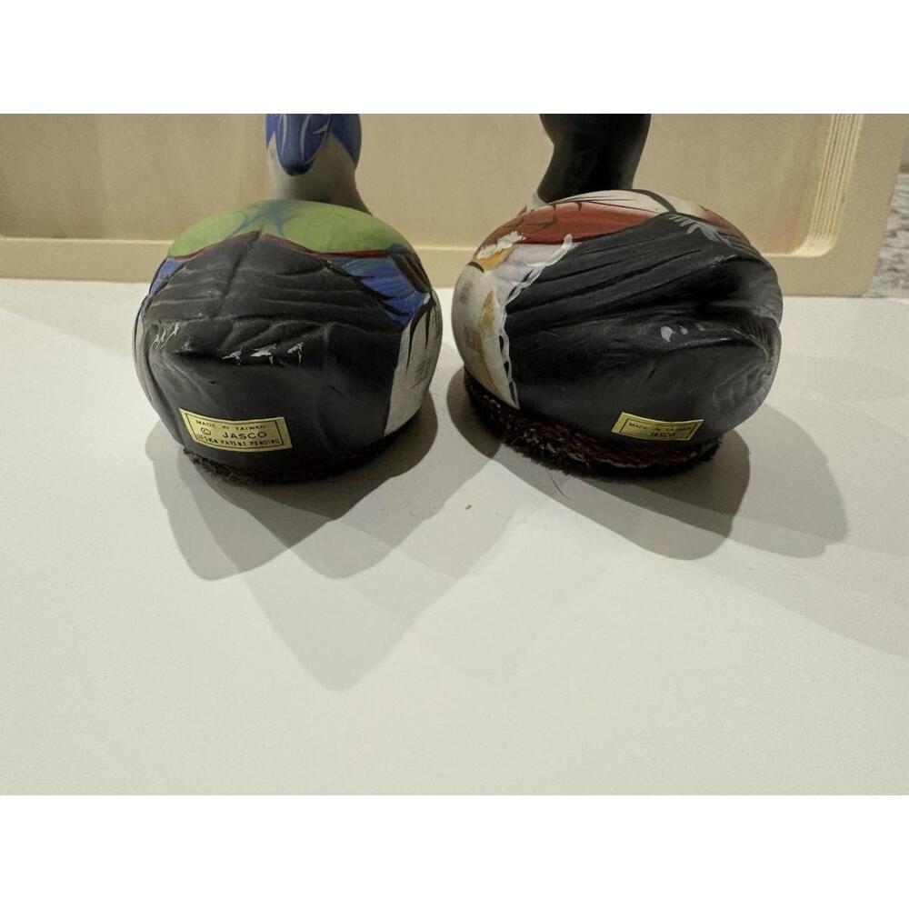 Vintage‎ JASCO Hand-Painted Duck Figurine Pair – Made in Taiwan, 1970s/80s - Picture 4 of 4
